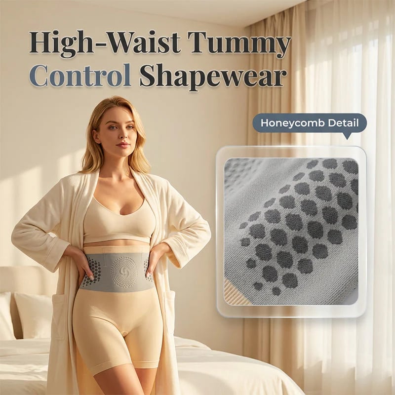 High-Waist Tummy Control Shapewear Shorts