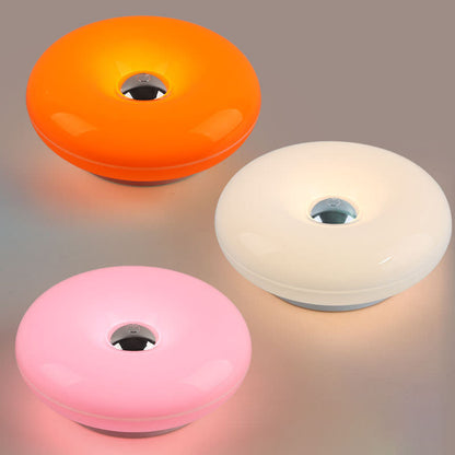 Acrylic-Orange Donut Mood Lamp🍩🌟 Rechargeable Swing Arm Wall Light