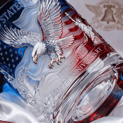 Limited Edition 2026 USA 250th Anniversary Commemorative Glass – 1776-2026 Heritage Edition