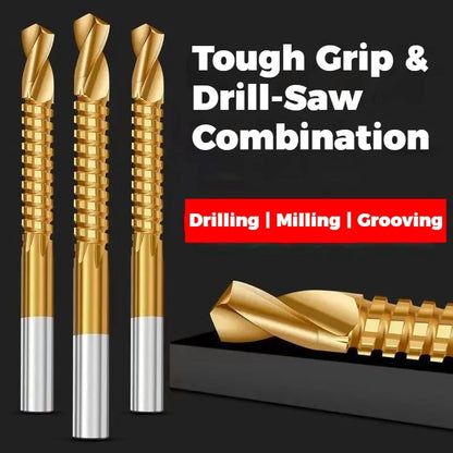 6PCS Titanium-Plated High-Speed Steel Drill Bits Set
