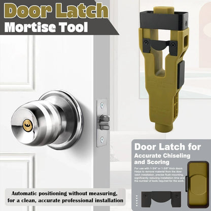 🔥LAST DAY 49% OFF - 🛠️Door Latch Mortise Tool For Use With 1-3/4" or 1-3/8" Thick Door
