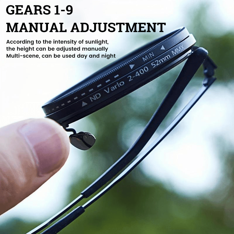 🔥Last Day Discount 49% Off🔥Adjustable Tint Rounded Polarized Lenses Retro Sunglasses