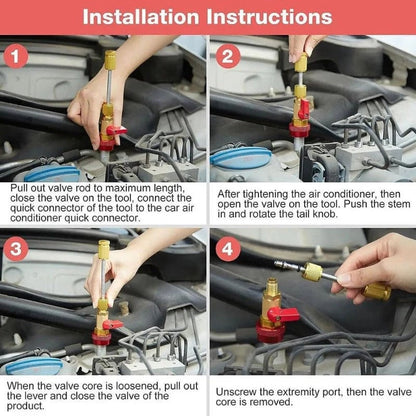 🚗2026 Hot Sale 49% OFF🔥AC Valve Core Tool