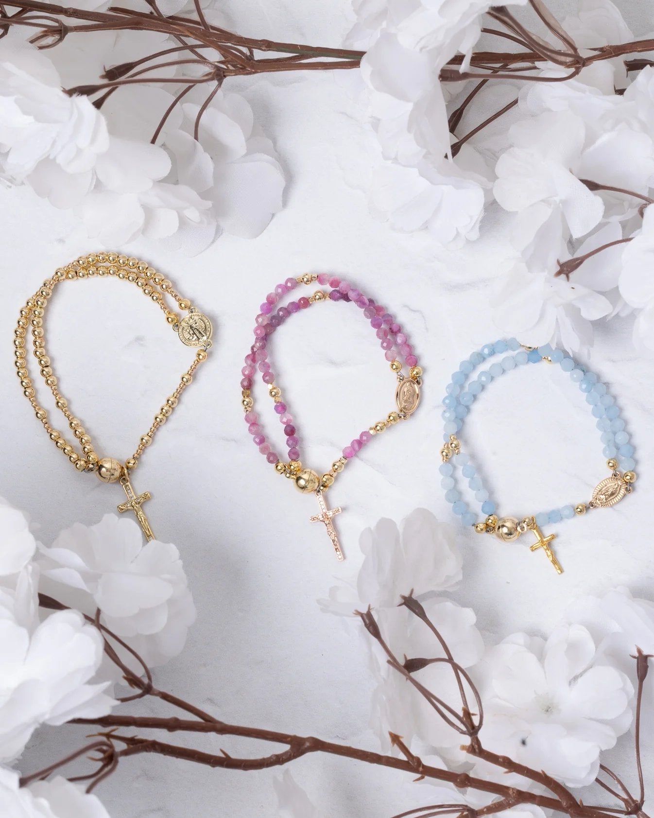 🔥 49% OFF - ✝️Handcrafted Rosary Bracelets📿