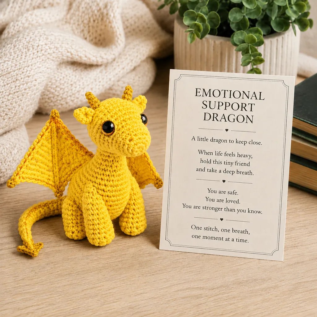 🔥Last Day: BUY 3 GET 1 FREE - 🐲💕Emotional Support Dragon Pocket Buddy