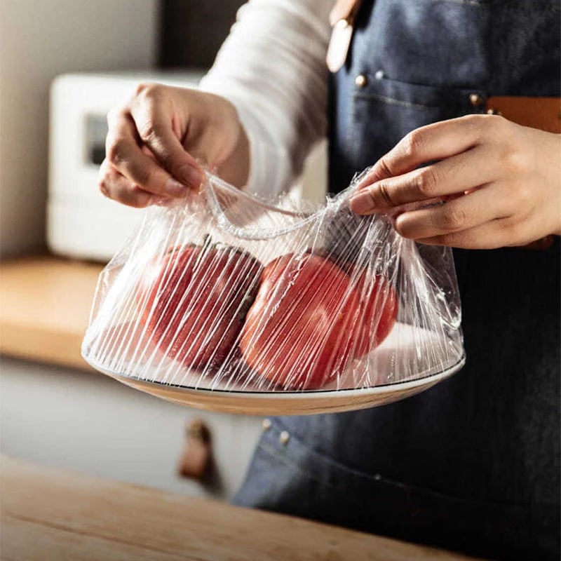 🍓 Elastic Food Fresh-Keeping Covers 🥗 Food-Grade Stretch Lids for Bowls, Plates, Fruits & Leftovers
