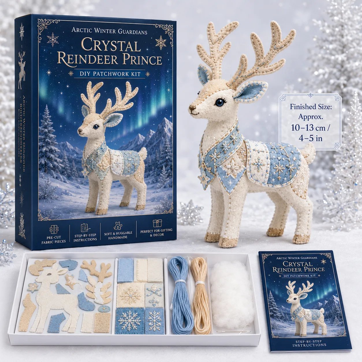 ❄️ Arctic Winter Guardians DIY Patchwork Kit
