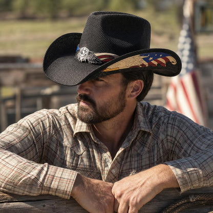America 250 Patriot Cowboy Hat - Celebrate America's 250th Anniversary With Strength, Freedom & Pride-9 colors😍