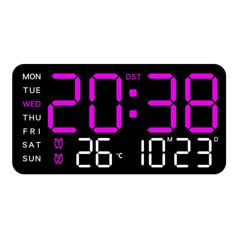 📢📢49% OFF!! ⏰Multifunctional decorative LED digital wall clock, the limitless digital clock for the modern Norwegian home