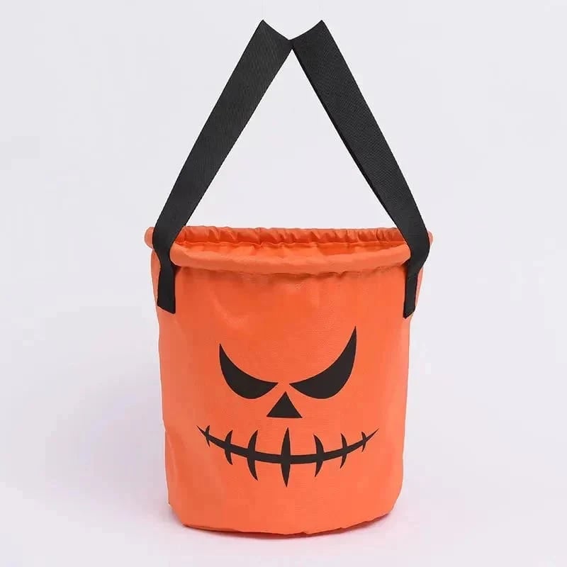 👻 Glow-in-the-Dark Halloween LED Candy Basket  Bags🎃5 Pack Pumpkin Trick or Treat Bags with Glow Lights for Kids, Parties & Halloween Decorations