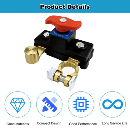 Universal 12V/24V Battery Disconnect Switch