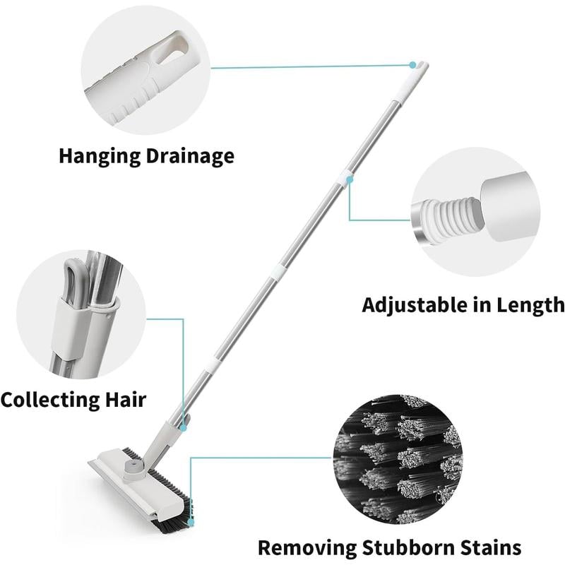 Innovative 3 in 1 Floor Scrub Brush