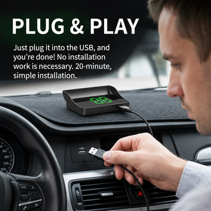 Head-Up Display (HUD) Car GPS Digital Speedometer