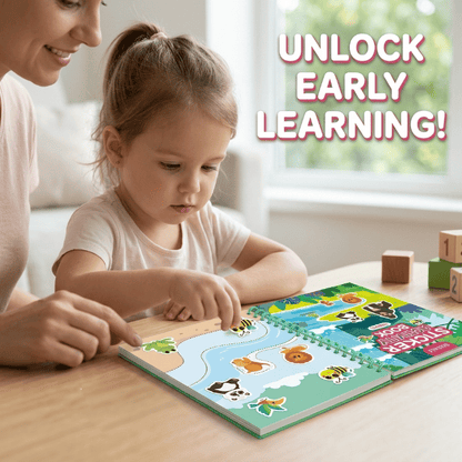 🌟 Reusable Jelly Sticker Activity Book for Kids