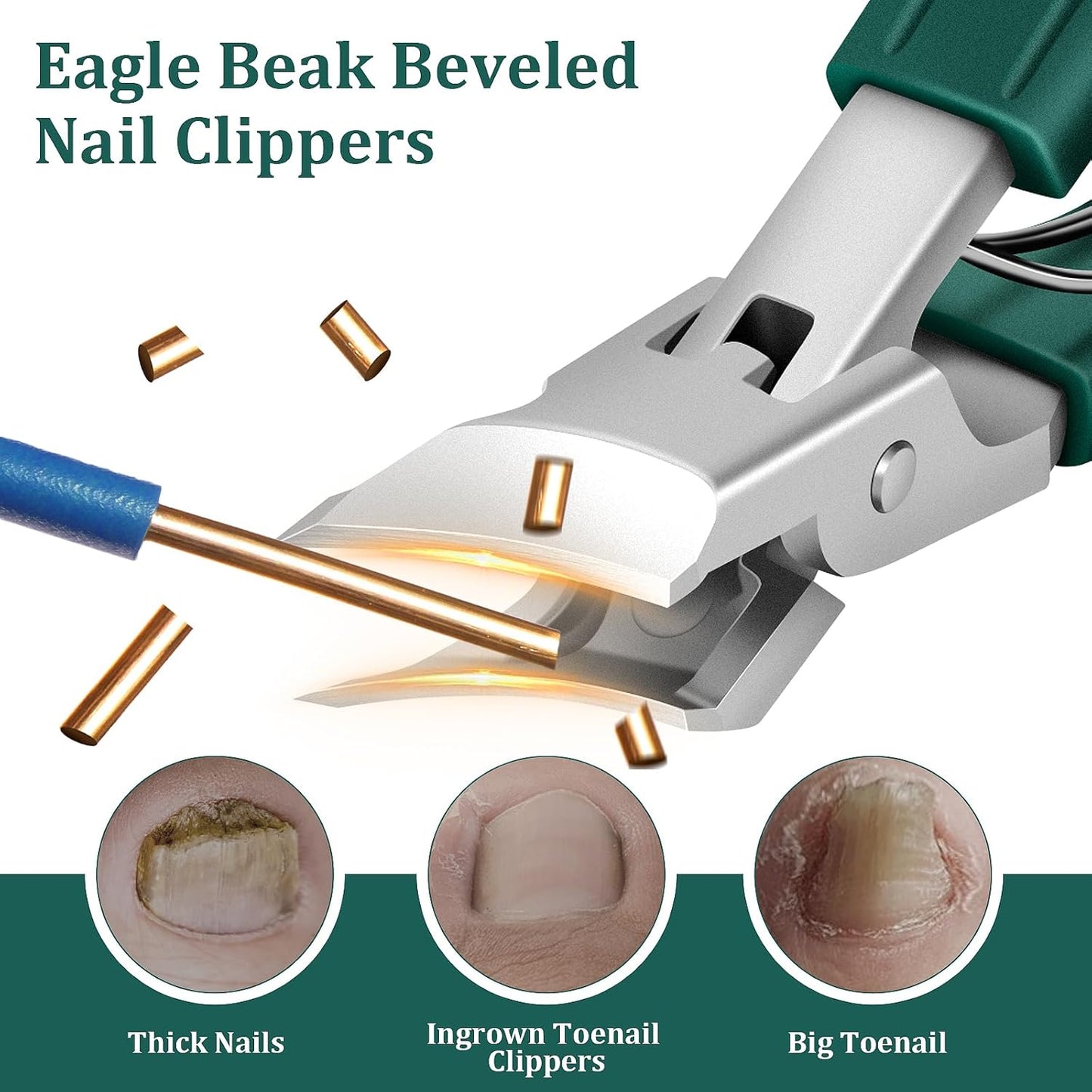 💕 3 PCS Eagle-Beak Ingrown Toenail Clipper