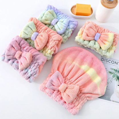 💧Super Absorbent Microfiber Hair Towel Wrap, Quick Dry Hair Turban for Women Long Hair