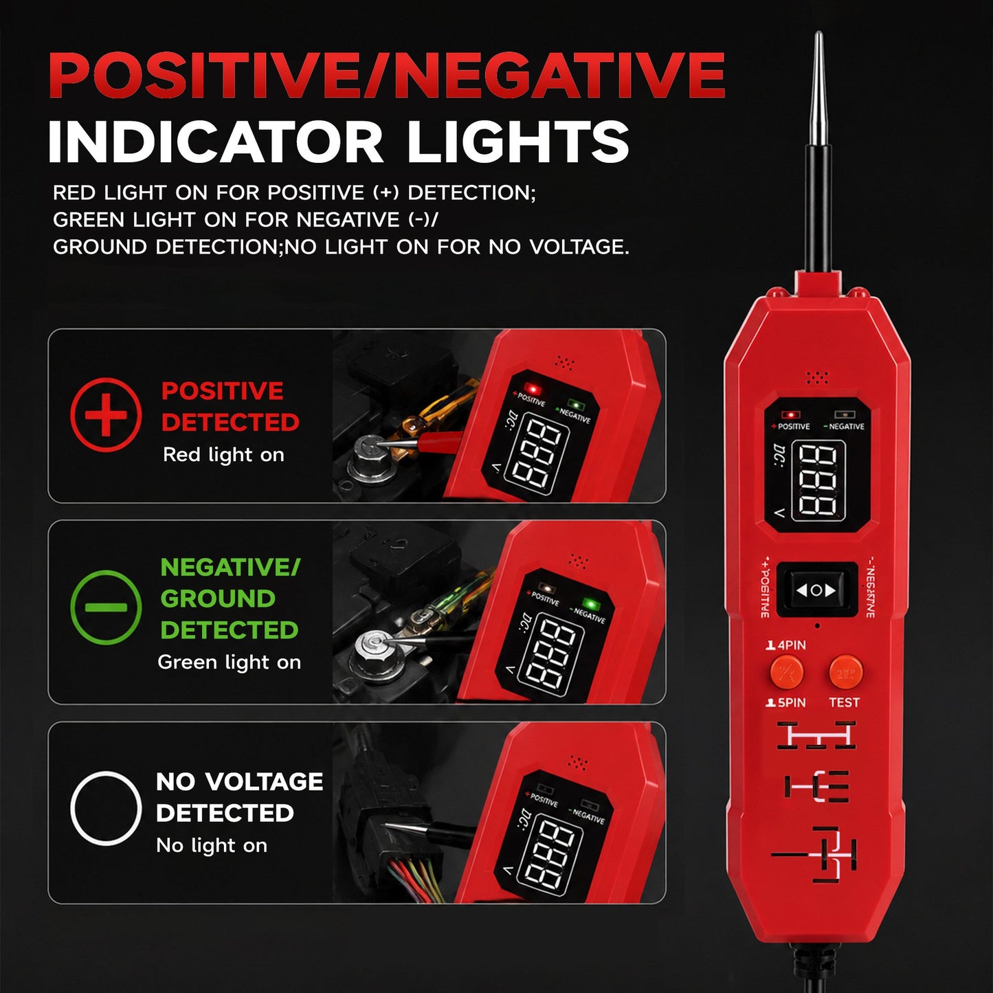 2 in 1 Power Circuit Probe Tester