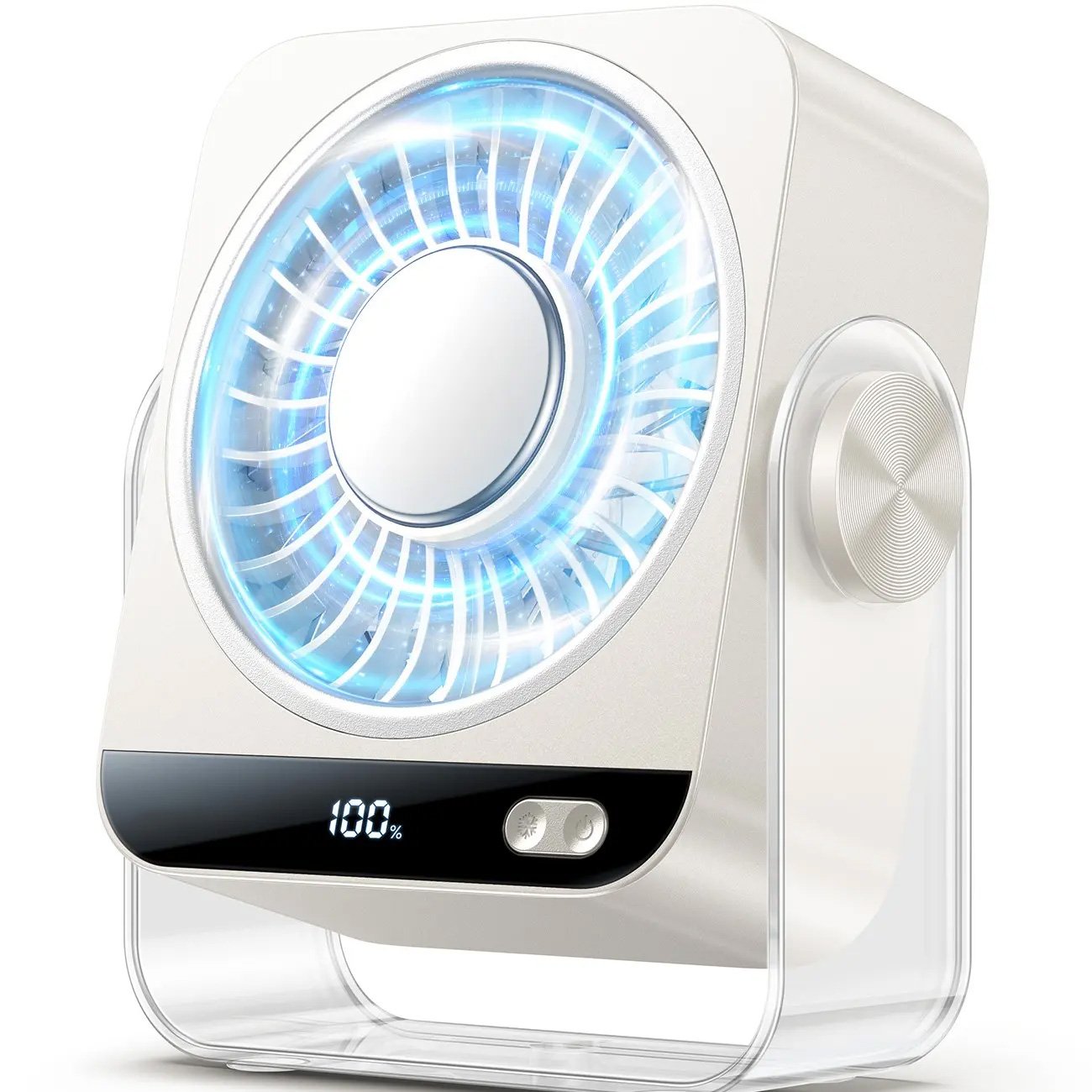 💨Desk Cooling Fan for Bedroom-199 Speed Turbo Airflow, Digital Display Quiet Table Fan