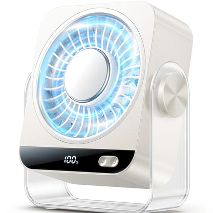 💨Desk Cooling Fan for Bedroom-199 Speed Turbo Airflow, Digital Display Quiet Table Fan