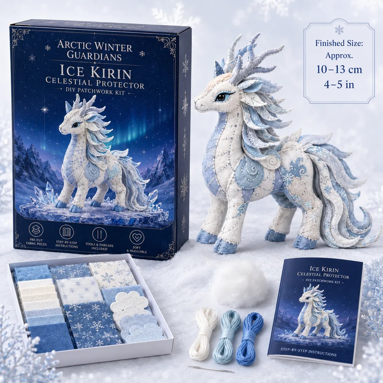 ❄️ Arctic Winter Guardians DIY Patchwork Kit