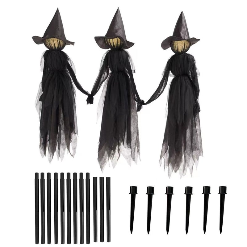 🎃2026 Halloween Sale 🧙‍♀️Lighted Halloween Witch Stakes