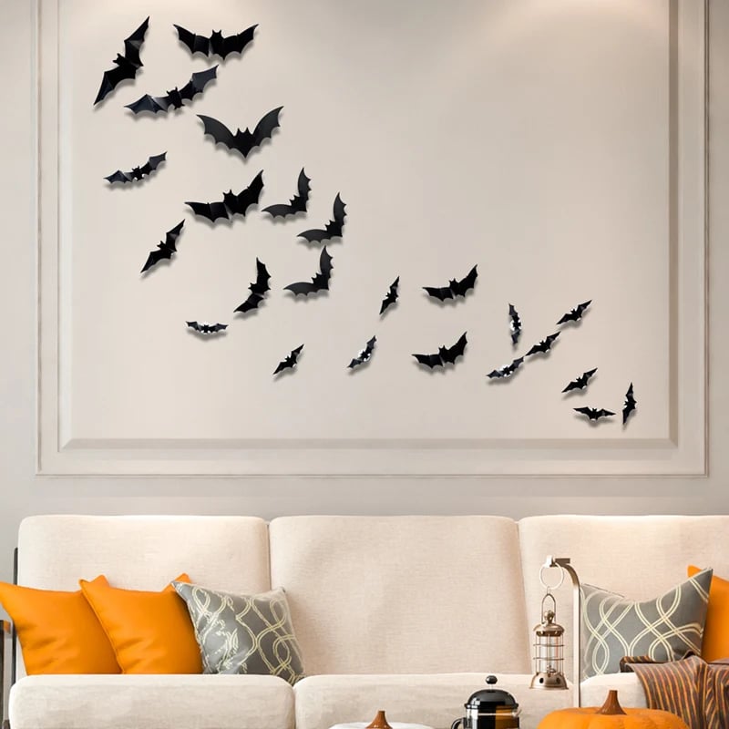 🔥Last Day 50% OFF 🦇Halloween 3D Bat LED Wall Light Decor