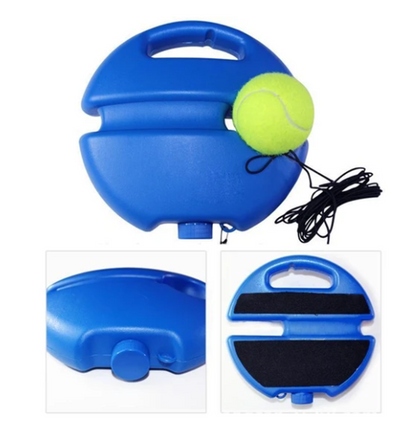 KIT Tennis Trainer – Self-study tool, adjustable height & stable base – improves your swing and accuracy anywhere 💪