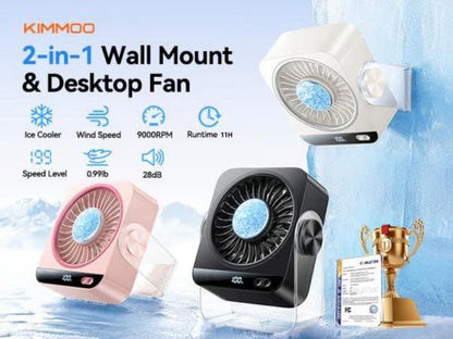 💨Desk Cooling Fan for Bedroom-199 Speed Turbo Airflow, Digital Display Quiet Table Fan