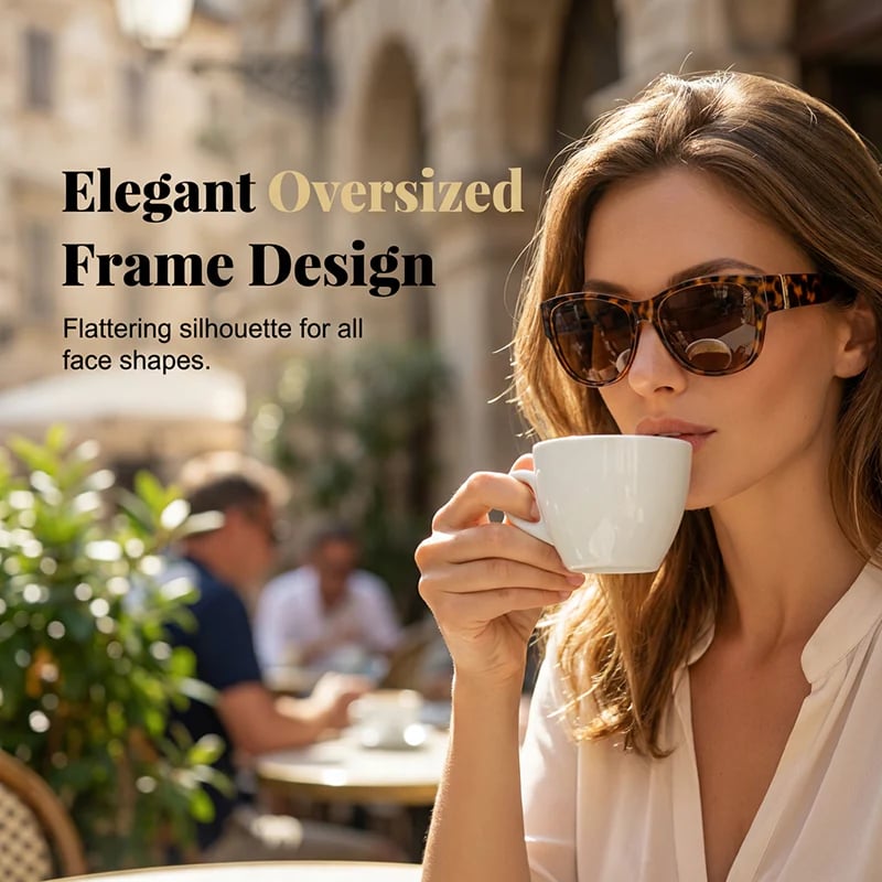🔥 48% OFF · Large Sunglasses to Wear Over Glasses for Women ✨