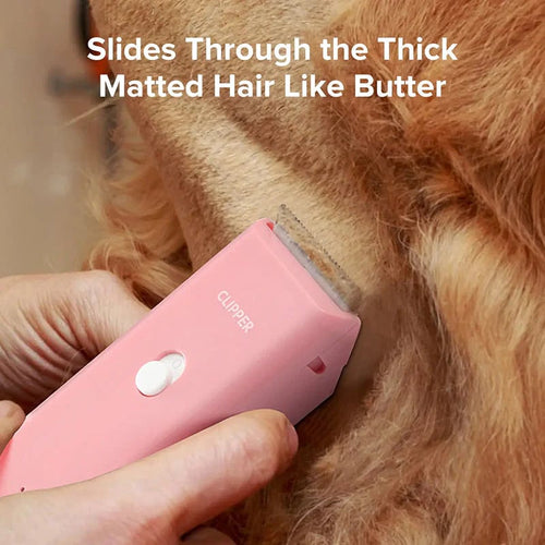🐾 LIMITED-TIME ! ✨ Quiet Cordless Pet Clipper – Ceramic Blade, IPX7, 90 Min Runtime 🐶