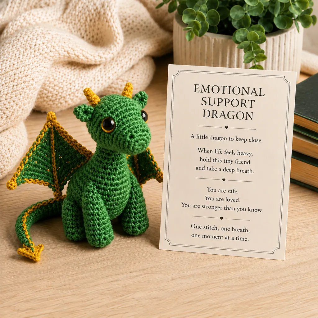 🔥Last Day: BUY 3 GET 1 FREE - 🐲💕Emotional Support Dragon Pocket Buddy
