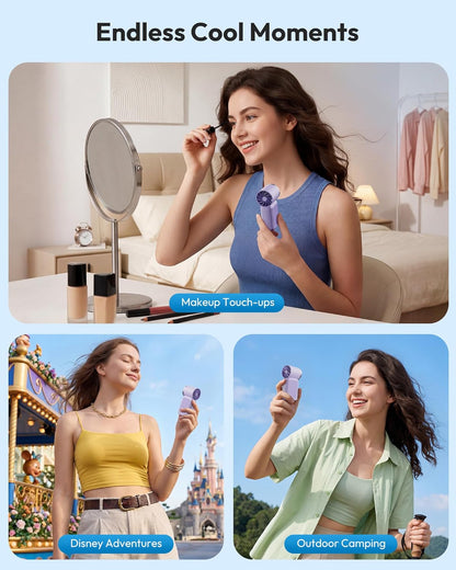 🥳2026 HOT SALE🥳💞50K+ SOLD!💨❄️ 50% OFF! Turbo Handheld Fan – 16900 RPM, 6 speeds, LED display. 3000mAh battery, 10.7hrs cooling. Pocket‑sized power! 🌬️✨