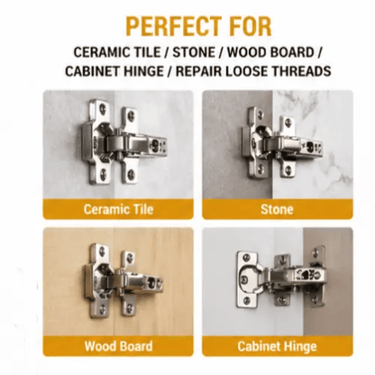 🔩 6×14mm Short Expansion Screw Set for Cabinet Hinge Repair & Stripped Thread Restoration