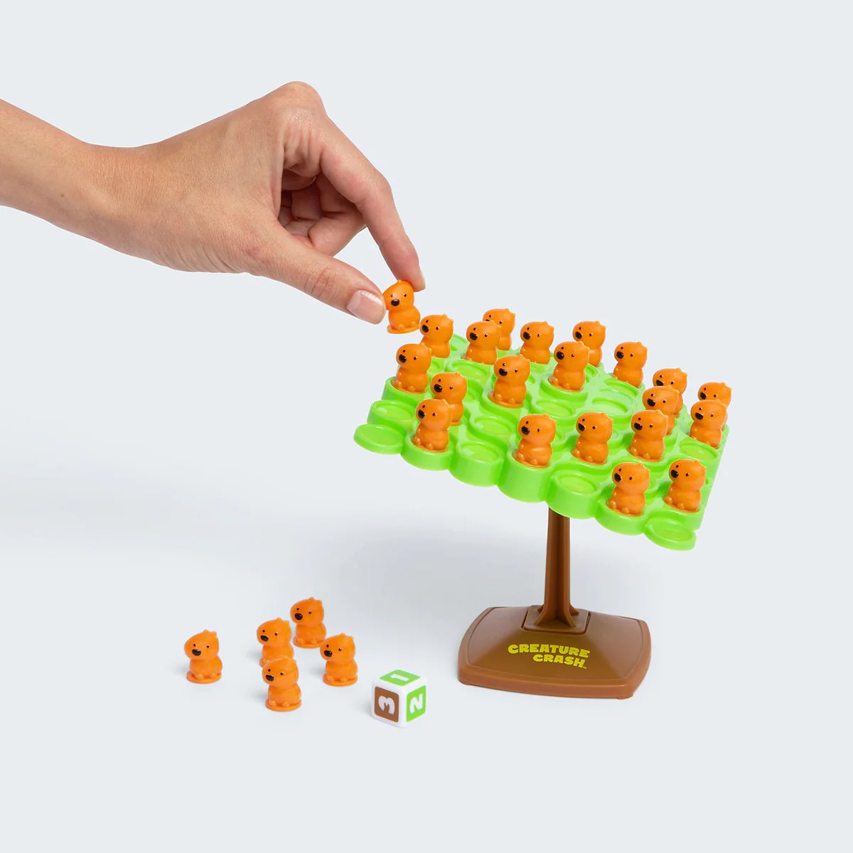 🎲Creature Crash Capybara Balancing Tree Game✨Fun Family Stacking Board Game for Kids 6+