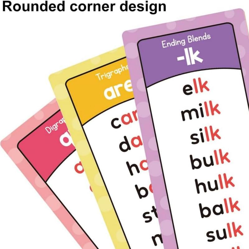 🎁🔥Phonics Word Cards 117 Sound Groups 900+ Rhyming Words Preschool English Discovery Joy