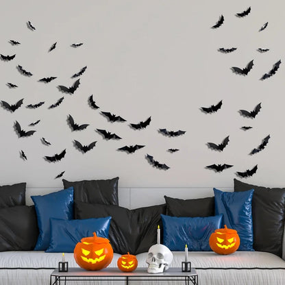 🔥Last Day 50% OFF 🦇Halloween 3D Bat LED Wall Light Decor