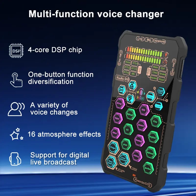 SK9 Wired Small Handheld Live Sound Card Set