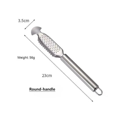 🐟2-in-1 Stainless Steel Fish Scaler + Ginger Grater