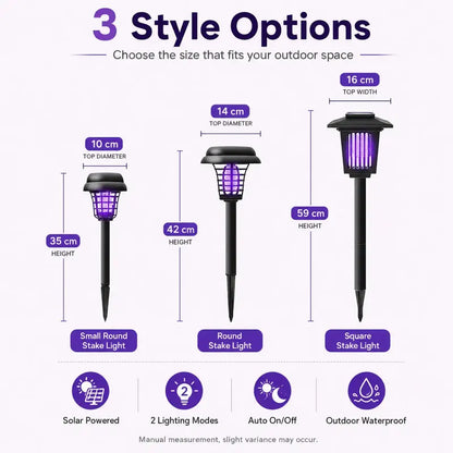 Solar Mosquito Killer Lamp | 3-in-1 Outdoor Light & Bug Zapper