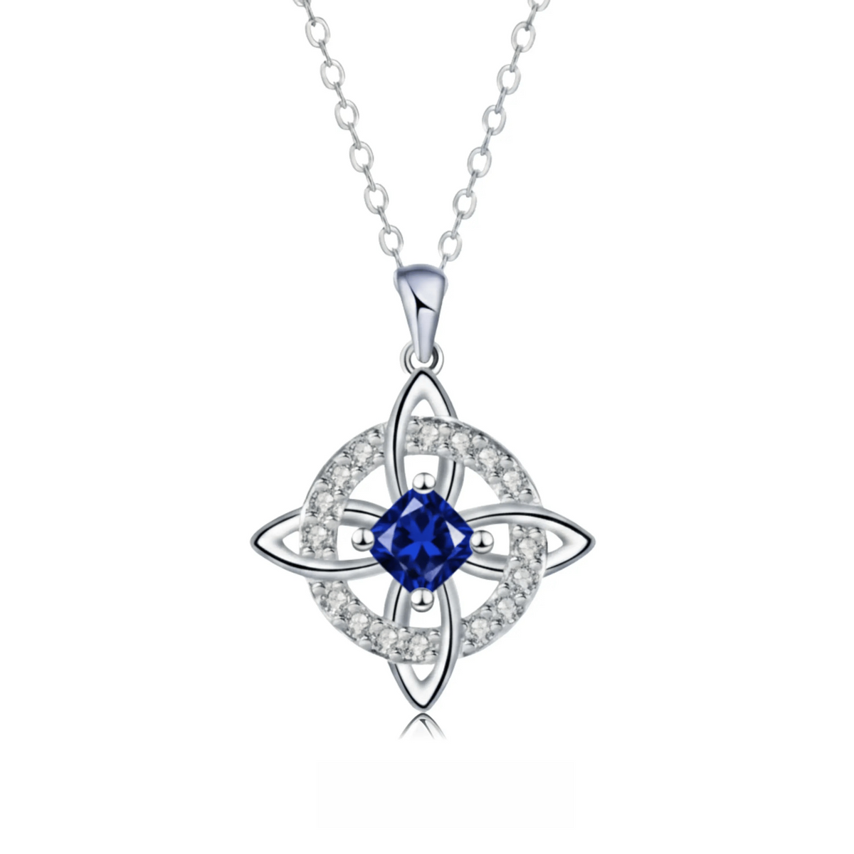 Mystical Birthstone Witches Knot Necklace – Natural Crystal🔮💞Protect Your Loved Ones