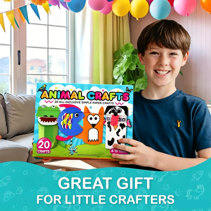 🎨❤️ 20 Princess & Unicorn Crafts in a Box – Fun Mess-Free DIY Kit for Kids Ages 3–8