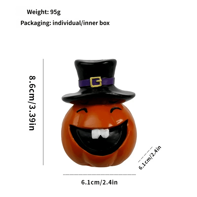 Halloween Spooky Pumpkin-Head Resin Ornament🎃