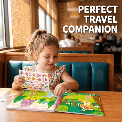 🌟 Reusable Jelly Sticker Activity Book for Kids