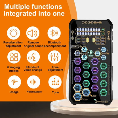 SK9 Wired Small Handheld Live Sound Card Set