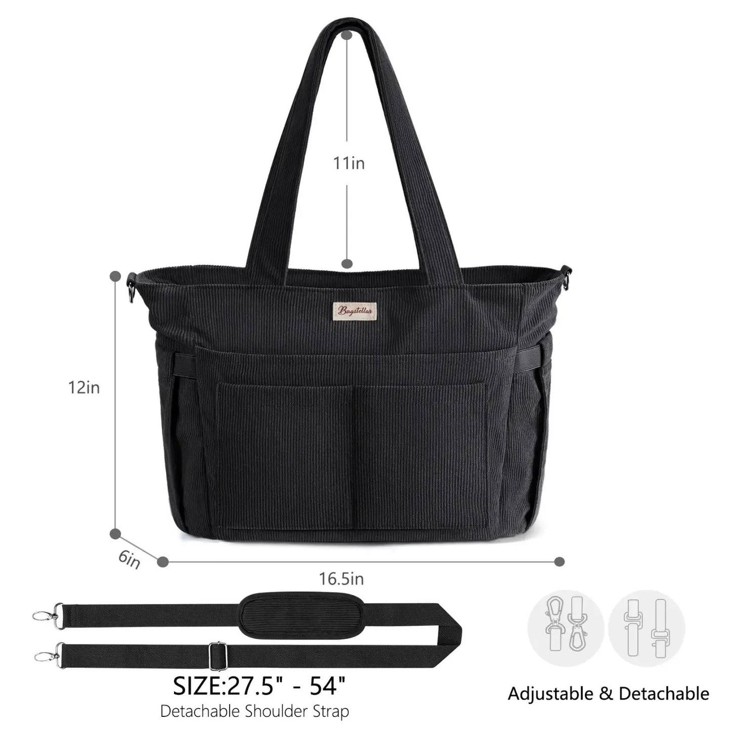 💕Hot sale 50% OFF👜 CORDUROY TOTE BAG FOR WOMEN