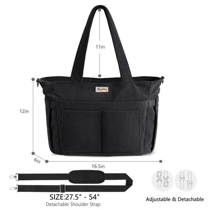 💕Hot sale 50% OFF👜 CORDUROY TOTE BAG FOR WOMEN
