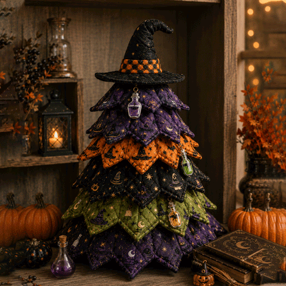 🎃 DIY Halloween Quilted Fabric Tree Kit