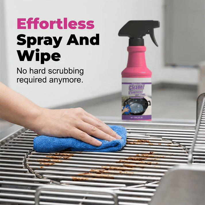 🔥Father's Day Sale: Non-Toxic Grill Cleaner - No Scrubbing, Cuts Grease In Seconds💧