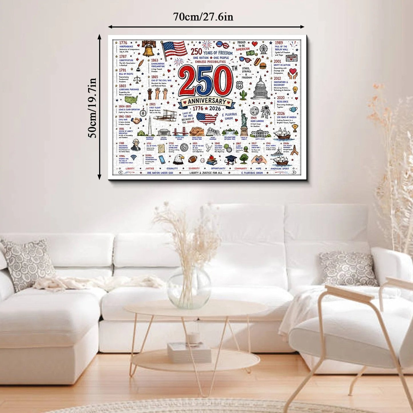 Patriotic America Jigsaw Puzzle 1000 Pieces