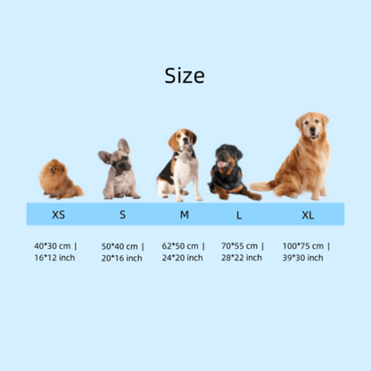 🧊Ice Silk Pet Cooling Mat, Washable Breathable Cooling Pad For Dogs Cats, Non-Slip Summer Heat Relief Bed For Indoor Travel